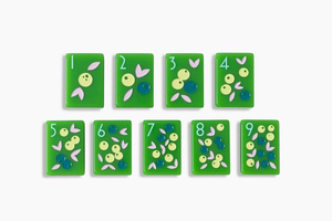 En Stock: Nuevo Juego de Mahjong de Lujo de Acrílico Grabado, Mini, Portátil, 168 Fichas, Verde Verano, Estilo Americano, para Viajes y Playa - Product Image 3
