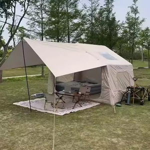 Outdoor A-frame Air <b>Tent</b> 3x4m Automatic Inflatable Camping <b>Tent</b> With <b>Canopy</b> Rainproof For Overnight Use - Product Image 1