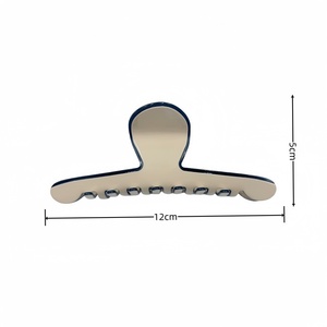 Juego de Pinzas para el Cabello Coreanas Personalizadas 2026 para Mujer, Pinzas Grandes y Sencillas de Acetato, Geométricas, de Color Sólido, Accesorios de Moda para el Cabello - Product Image 5