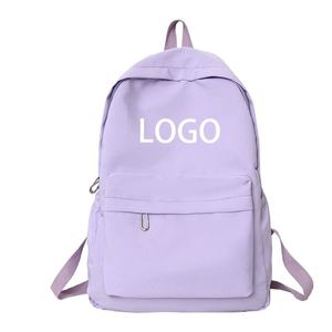 China Factory Direct Sale Custom Fashion Zipper Closure Good Workmanship Exquisite Appearance Kids <b>Student</b> <b>Backpack</b> Front Pocket - Product Image 4