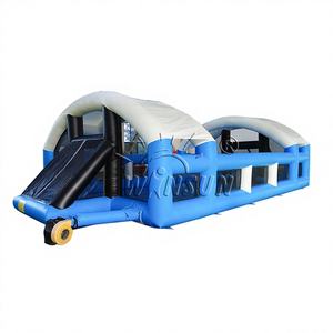 WINSUN Juegos Deportivos Inflables para Niños, Campo de Fútbol, Material de PVC, Impermeable, Ignífugo, Edad 5+ - Product Image 1