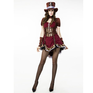 Costume de Chapeau Fou pour Femme Wonderland Echo, 3 pièces/ensemble, tenue pour adulte, Halloween, carnaval, fête, déguisement, nouvelle arrivée - Product Image 2