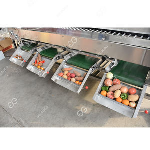Knoblauch-Trenn- und Sortiermaschine Karotten-Vibrationsgrader Obst-Sortier- und Verpackungslinie Kalibrierungsmaschine 100 Kg zur Größensortierung von Obst - Product Image 6
