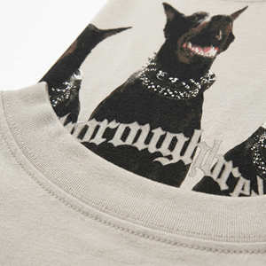 T-shirt surdimensionné pour homme avec motif Doberman, style gothique, streetwear - Product Image 3