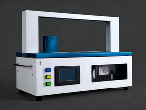 เครื่องรัดสายรัดอัตโนมัติสำหรับผัก ดอกไม้ การ์ดอวยพร กระดาษ เทป OPP สำหรับบรรจุภัณฑ์ - Product Image 2