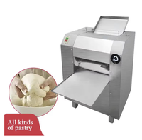 Machine à pétrir et à étaler la pâte pour dumplings, tortillas et roti, avec réglage de 2 à 30 mm