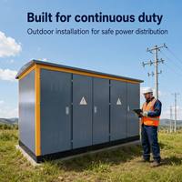 Poste de transformation compact préassemblé de conception personnalisée, longue durée de vie, étanche et complet