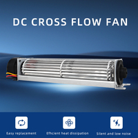 Ventilateur axial DC Cross Low Fan série 025, 12V, double roulement à billes, durée de vie de 70000 heures, pales en fer, ventilateur de refroidissement d'air OEM/ODM