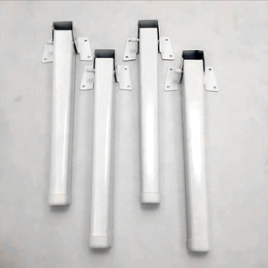 उच्च गुणवत्ता आधुनिक धातु कच्चा लोहा तह टेबल पैर फर्नीचर रसोई डाइनिंग आउटडोर पिकनिक टेबल पैर Foldable तालिका आधार - Product Image 4