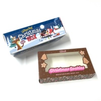 Boîte-cadeau pliante en papier de craquelin de Noël de conception libre pour les boîtes d'emballage cosmétiques de bonbon de cadeau