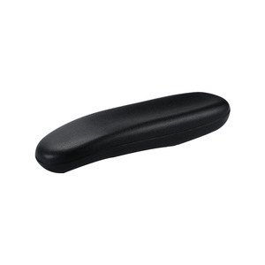 Accoudoirs en PU pour chaise de bureau, noirs, ensemble de 2 pièces, design moderne fixe - Product Image 4