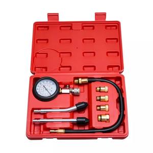 GTYPRO 8pcs Cylinder <span class=keywords><strong>Compression</strong></span> <span class=keywords><strong>Tester</strong></span> Kit Gas Engine Gauge Vehicle Tools Kit - Product Image 4