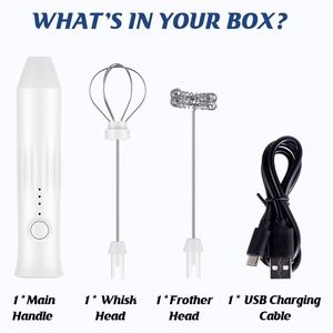 เครื่องตีฟองนมไฟฟ้าแบบพกพา ชาร์จผ่าน USB ราคาประหยัด สำหรับลาเต้ คาปูชิโน ช็อกโกแลตร้อน - Product Image 3