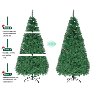 Duoyou Personnalisé Vente en Gros Maison DIY Luxe Noble <span class=keywords><strong>Sapin</strong></span> Décoration de Noël Ornements d'Arbre de Noël Artificiel - Product Image 4