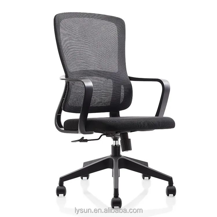 Offre Spéciale moderne exécutif ergonomique pivotant prix trucs réglable noir mi-dos maille bureau ordinateur chaise de bureau