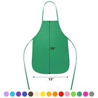 Tablier de cuisine jetable imprimé personnalisé, imperméable, durable, tablier d'art, tablier mignon en non-tissé pour les tout-petits et les enfants