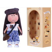 Poupée pomme de terre Kawaii de 24 cm, 3 styles de tenues interchangeables, cheveux longs et soyeux, poupée en vinyle à habiller, jouet de collection, cadeau d'anniversaire pour filles