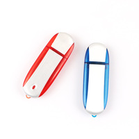 Clés USB 2.0 personnalisées en gros, 1 Go à 128 Go, en plastique, compatibles multi-OS, avec logo imprimé en soie, garantie 1 an, sans cryptage