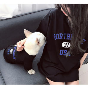 2025 <span class=keywords><strong>chien</strong></span> été T-shirt <span class=keywords><strong>famille</strong></span> Look tissu <span class=keywords><strong>pour</strong></span> animaux <span class=keywords><strong>de</strong></span> compagnie mode populaire vêtements <span class=keywords><strong>de</strong></span> plein air <span class=keywords><strong>chien</strong></span> et humain correspondant propriétaire vêtements tenue - Product Image 6