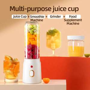 Licuadora exprimidora portátil personalizada 2025 botella exprimidora de frutas recién recargable con taza de jugo multiusos - Product Image 6