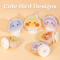 Accessoires mignons pour cage à oiseaux : Plateforme de ponçage des griffes rugueuse, Perchoir en bois pour perroquet, pour perruche, calopsitte, agapornis
