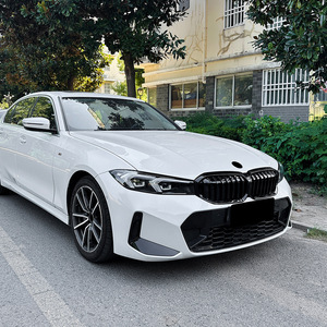 Bmw 3 Series G20 G21 G28 Lci 2023+ Single Line Night Grille Kit Piano Black Bumper Mounting Hardware Included - Product Image 1