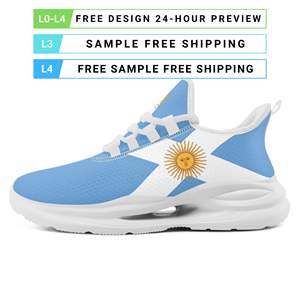 Chaussures de sport à lacets personnalisées <span class=keywords><strong>avec</strong></span> nom d'équipe imprimé sur demande, fabrication directe usine, OEM ODM, baskets personnalisées pour fans FN079-26027048-3 - Product Image 3