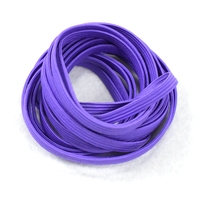 Corde à sauter chinoise plate personnalisée de couleur unie corde à sauter élastique pour enfants jouet