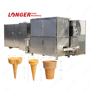 Tự Động Ice Cream Waffer <span class=keywords><strong>Cone</strong></span> Dây Chuyền Sản Xuất Wafer <span class=keywords><strong>Cone</strong></span> <span class=keywords><strong>Making</strong></span> <span class=keywords><strong>Machine</strong></span> - Product Image 1
