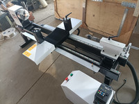 Mini tour CNC pour bois 16/26 avec moteur pas à pas pour tournage et rainurage automatiques du bois, système de contrôle professionnel 4 axes