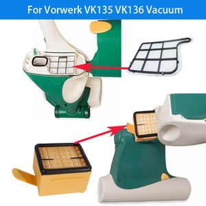 Filtro Hepa ecológico de alta eficiencia Manual H11 para repuestos de aspiradora Vorwerk <span class=keywords><strong>Kobold</strong></span> VK135 <span class=keywords><strong>VK136</strong></span> - Product Image 6