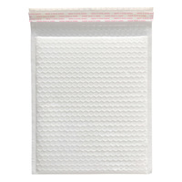 Enveloppe à bulles personnalisée pour fournisseur, imperméable, imprimée, noire mate, avec film métallisé, sac d'emballage rembourré