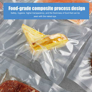 Sac <span class=keywords><strong>sous</strong></span> <span class=keywords><strong>vide</strong></span> en plastique à texture gaufrée de qualité alimentaire personnalisé <span class=keywords><strong>pour</strong></span> le stockage de viande fraîche, de sushi et de congélateur, matériau résistant à la chaleur - Product Image 5