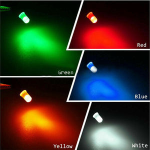 Kit de diodos LED de 5 mm, 500 piezas, 5 colores surtidos para proyectos electrónicos - Product Image 5