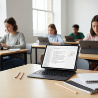 Nouvel Étui Clavier Magic Scissor pour iPad, Clavier Intelligent avec Trackpad d'Angle Protecteur Compatible 10,9 Pouces 11e/10e Génération RGB