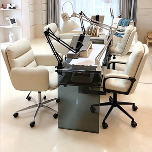 Manicure chair manicure salon customer chair bedroom <b>makeup</b> chair dressing <b>stool</b> household study computer chair backrest chair - Product Image 2