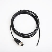 Hysik rohs 3.0 소재 7/8 미니 변경 5 핀 여성 머리 커넥터 2m canopen 케이블 18awg PVC 재킷 회색 블랙 색상 선택 사항