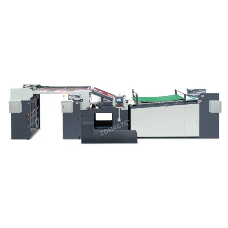 Volautomatische Gedrukt Papier Montage Machine 2400 Gsm Karton Lamineren Lijmen Combineren Machine