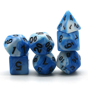 Juego de dados de Colores acrílicos personalizados D & D - Product Image 3