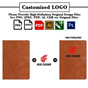 Ys454 Customized Logo Brand Printed <b>Journal</b> Magnetic Buckle Pu Leather Hardcover A5 Notebook - Product Image 3