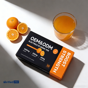 Poudre d'électrolytes Keto pour boisson hydratante sportive au goût naturel d'orange, complément alimentaire OEM pour la santé et l'hydratation - Product Image 4