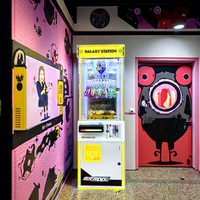 Vente directe d'usine : Machine à poupées Naughty Dog (métal et acrylique) pour distributeurs automatiques de snacks à pince 110V/220V – Divertissement garanti