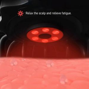 Masseur multifonctionnel haute performance en forme de tête de pieuvre pour le cuir chevelu, favorisant la relaxation et soulageant la douleur - Product Image 3