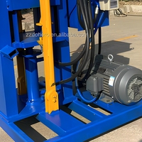 Machine automatique de fabrication de blocs en terre cuite et cendres volantes avec moteur diesel