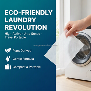 Feuilles de <span class=keywords><strong>lessive</strong></span> sans cruauté animale parfumées aux baies, fournisseur de produits de nettoyage du linge, feuilles de lavage sans résidus - Product Image 2