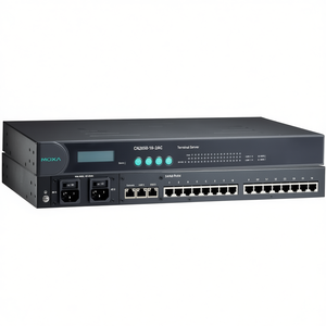 เซิร์ฟเวอร์เทอร์มินัล Moxa CN2650-16-2AC พอร์ตเชื่อมต่อแบบอนุกรม 16 พอร์ต อีเธอร์เน็ต 2 พอร์ต อุปกรณ์เครือข่ายอุตสาหกรรม - Product Image 3