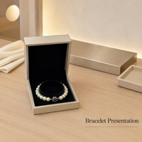 Boîte à bijoux en cuir PU avec insert en velours, boîte rectangulaire pour bagues, boucles d'oreilles, colliers, bracelets, boîte cadeau en gros