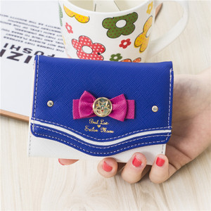 2025 bolso corto de cuero Pu con lazo de bloqueo de Color para <span class=keywords><strong>adolescentes</strong></span>, bonita cartera para mujeres jóvenes - Product Image 2