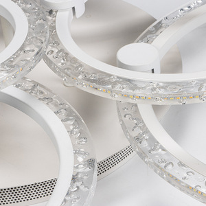 Bắc Âu trong nhà trang trí nội thất sáng tạo đương đại Vòng thiết kế phòng ngủ khách phòng ăn hiện đại trần ánh sáng - Product Image 3