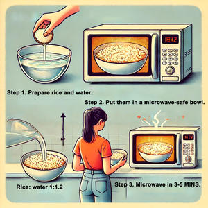 Riz konjac sain à faible IG adapté au niveau de sucre dans le sang - Product Image 5